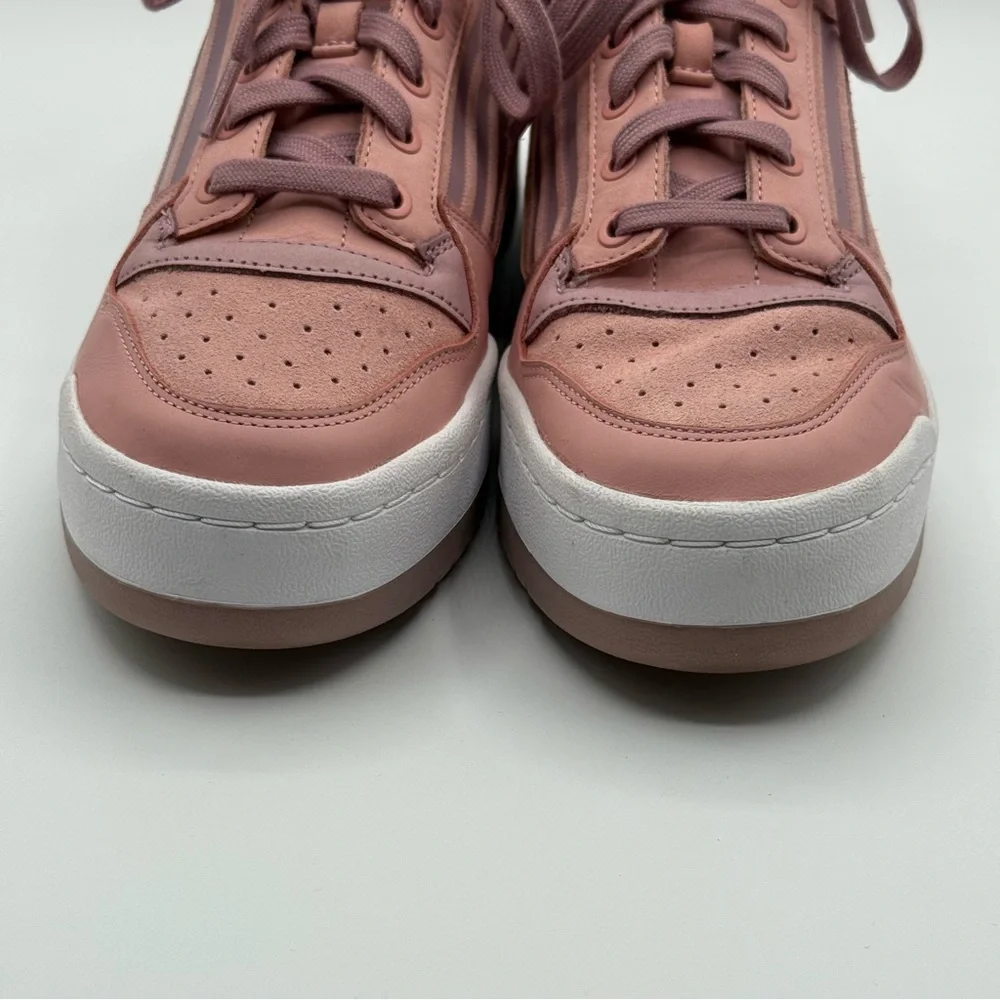 Adidas Forum Low Pink Suede Womens Sneakers Size 10